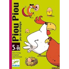 Piou Piou - tojás gyűjtögető kártyajáték  - Djeco