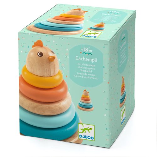 Montessori Csibe - Cachempil - Montessori torony építő - Djeco