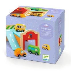 Mini garázs autókkal - Minigarage - Djeco