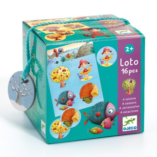 4 Évszak természetben - Lottójáték - Lotto 4 seasons - Társasjáték - Djeco