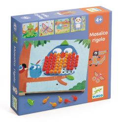 Állatos pötyi játék - Mosaico Rigolo - Mozaik  - Djeco