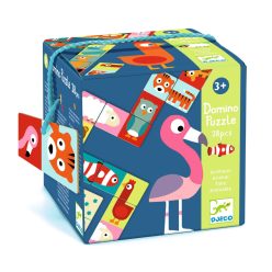   Félből egész állatos dominó - Domino Animo - Puzzle - Djeco