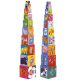 Vicces toronyépítő kocka  - 10 funny blocks - Djeco