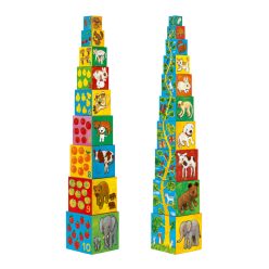   Legjobb barátok - toronyépítő kocka  - 10 my friends blocks - Djeco