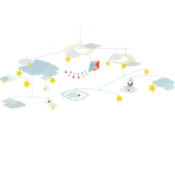   Felhők között - Head in the clouds (FSC) - Függődísz - Djeco