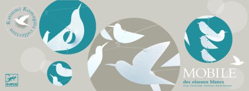 Fehér - Madarak - White birds (FSC) - Függődísz - Djeco