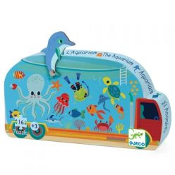 Akvárium dobozos puzzle 16 db - os - The aquarium - Djeco
