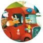 Tűzoltó dobozos puzzle 16 db - os - The fire truck - Djeco