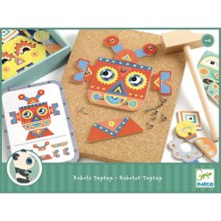   Kipp Kopp robot - Kalapácsos játék - Tap tap Robots - Djeco - DJ06646