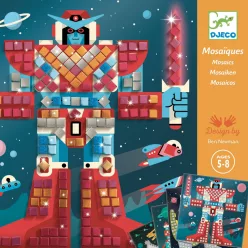   Űrcsata - Csillogó mozaik készítő - Space battle - Djeco - DJ09424