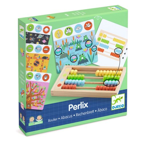 Számolás abakuszon - Gondolkodási műveletet fejlesztő játék - Perlix - Abacus - Djeco - DJ08348