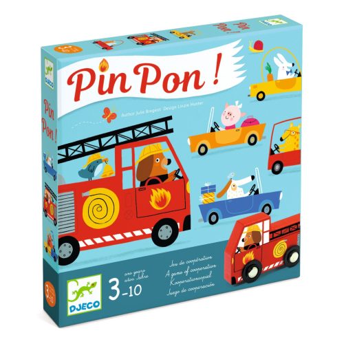 Szabad utat! - Kooperatív társasjáték - PinPon ! - Djeco - DJ08571