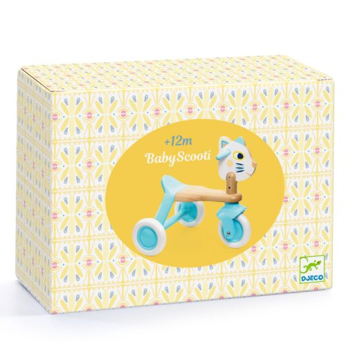 Cicás futó tricikli - Tricikli pasztel színben - BabyScooti - DJ06133