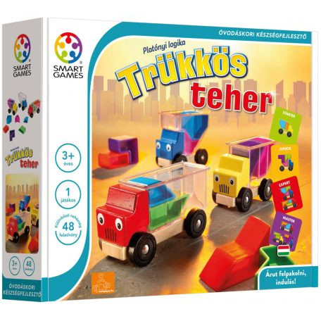 Trükkös teherautók - Trucky 3 társasjáték Smart Games