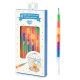 Szivárvány zselés toll készlet - 6 szivárvány színben - 6 rainbow gel pens - DD03787