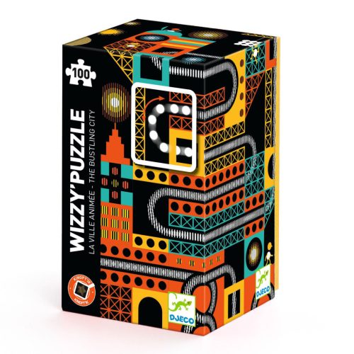 Nyüzsgő város - Optikai puzzle 100 db-os - The lively city