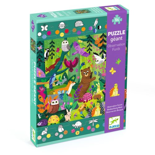 Nyüzsgő erdő - Megfigyelő óriás puzzle - Observation forest - DJ07149