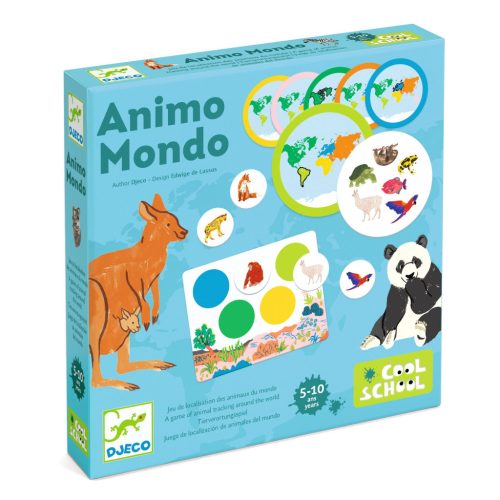 Állatok élőhelyei a  Földön - Társasjáték - Animo Mondo