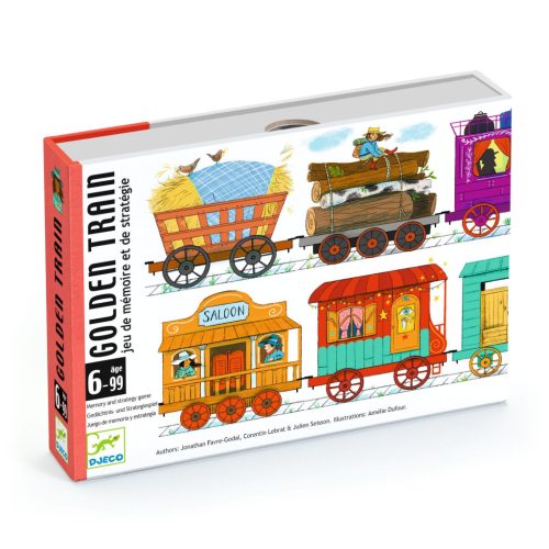 Golden Train - Stratédiai és memória kártyajáték - Golden Train Djeco - DJ05084