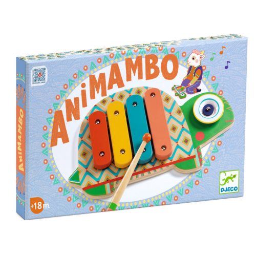 Cintányér és xilofon - Gyermek hangszer - Cymbal & Xylophone Djeco - DJ06034 - Animambo