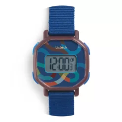   Kék hullámok - Digitális gyermek karóra -  Blue volute - DD00457