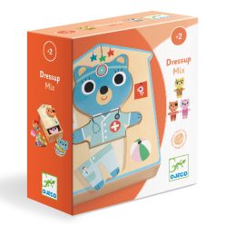 Cicás öltöztető puzzle - Dressup - mix - Djeco