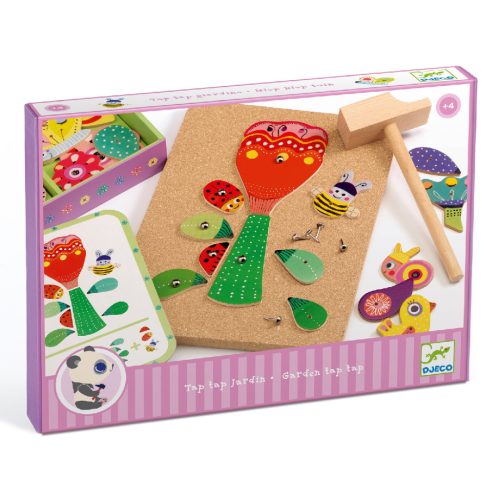 Kalapácsolós játék virágoskert - Tap tap Garden - Djeco