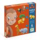Maki és barátai 4, 6, 9 db-os óriás puzzle - Marmoset & friends - Djeco
