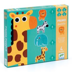   Élet a szavannán 3, 4, 5, 6 db-os óriás puzzle - In the jungle - Djeco