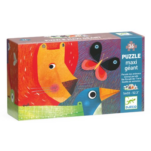 Állatkert 36 db-os óriás puzzle - Animal parade - Djeco
