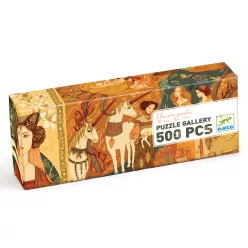   Unikornis és a hölgyek, 500 db-os művész puzzle - Unicorn Garden - 500 pcs - Djeco