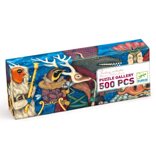 Fantázia zenekar, 500 db-os művész puzzle - Puzzle Galery - Fantasy Orchestra - Djeco