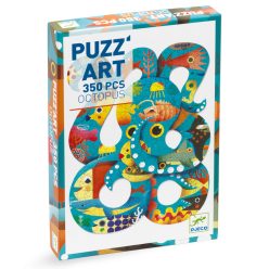 Polip, 350 db-os művész puzzle - Octopus  - 350pcs - Djeco