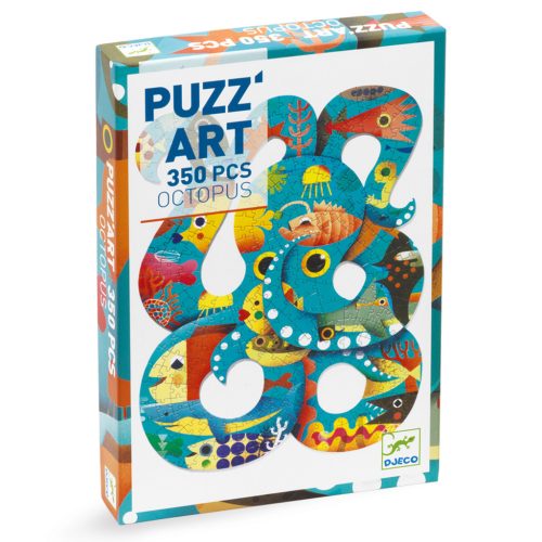 Polip, 350 db-os művész puzzle - Octopus  - 350pcs - Djeco