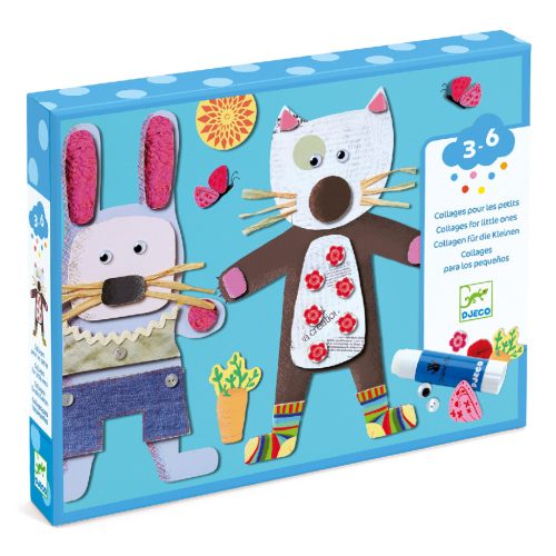 Készítsünk állatokat - Kollázs technika -  For little ones - Djeco