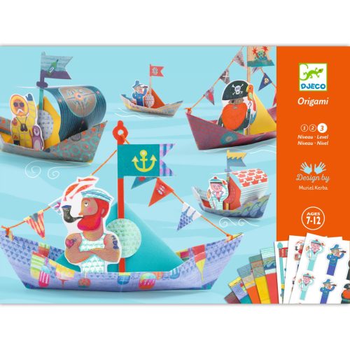 Hajó flotta - Origami - Floating boats - Djeco - DJ08779