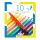 Ecsetfilc készlet 10 db-os - Kétoldalú filctoll - 10 felt brushes - Pop colours - Djeco