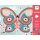 Pillangós mozaik kép készítés 3D hatású - Butterflies - Djeco