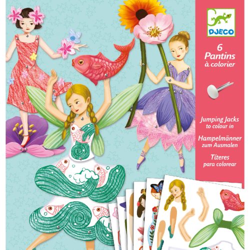 Varázslatos lányok - Képalkotás jancsiszöggel - Fairies - Djeco