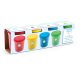 Pillegyurma - Levegőn szárazó 4 tégely - 4 tubs of play dough - Djeco