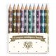 Chichi mini színes ceruza 10 db - 10 Chichi mini metalic pencils - Djeco