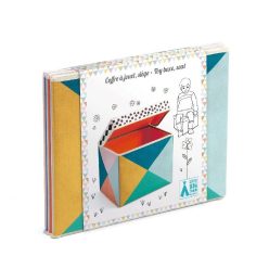 Színes kocka - Tároló doboz - Seat toy box - Djeco