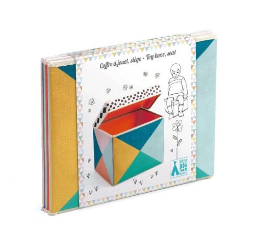 Színes kocka - Tároló doboz - Seat toy box - Djeco