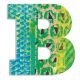 B - Pávás betű - B - Peacock - Djeco