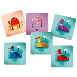   Crazy Ducks - Őrült kacsák - Taktikai kártyajáték - Djeco