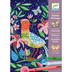   Élet a kertben - Képalkotás filccel - In the garden - Djeco