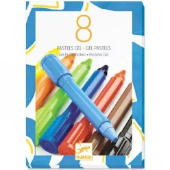   Klassziku színek gél pasztel toll 8 db - 8 gel pastels - classic colours - Djeco