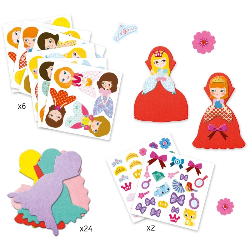 Sticker Princess Piou Piou - Stickers Princesses 