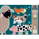 Háziállatos óriás puzzle - Óriás puzzle 9, 12, 15 db-os - Honoré & friends