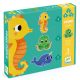 Tengeri állatok puzzle - 4, 6, 9 db-os puzzle - In the sea